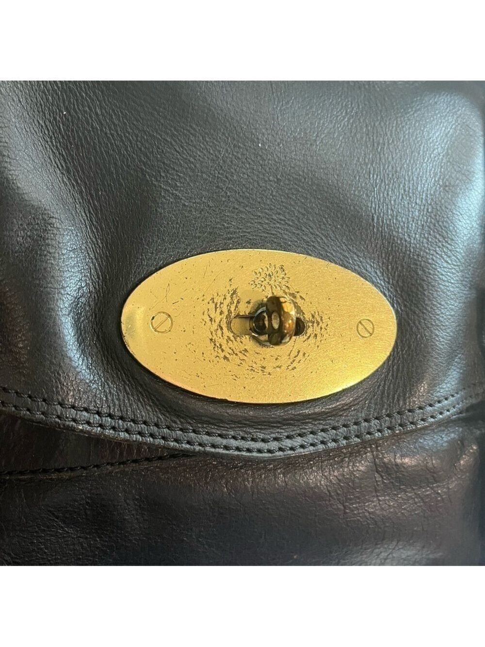 MULBERRY SMALL BLACK LEATHER ALEXA - Picture 4 of 16